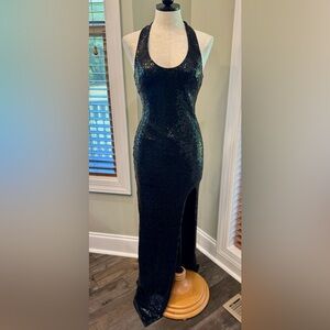 Black Sequin Gown | Size Medium but fits more small | Roaring 20's inspired